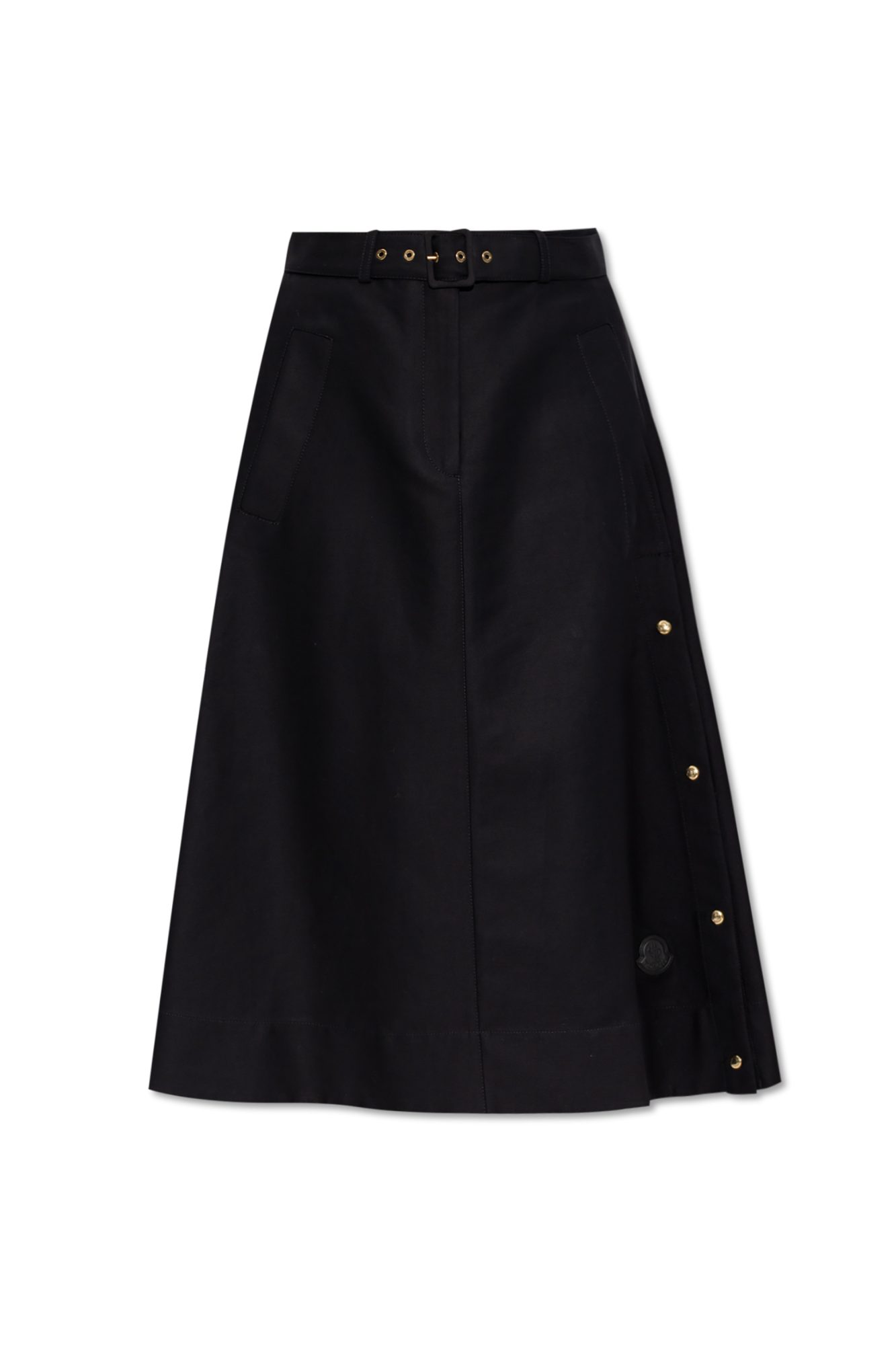 Black Skirt with logo Moncler - Vitkac France